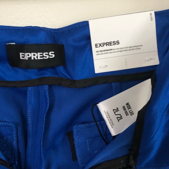 NWT Express High Waisted Wide Leg Trousers, 2 Tall - Picture 7 of 8